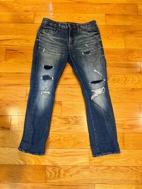 Buffalo David Bitton "Rip & Repair" distressed jeans